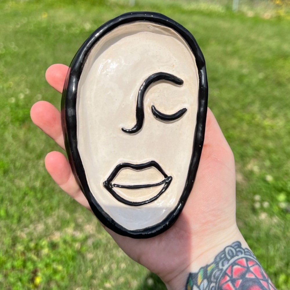 Handmade jewelry plate